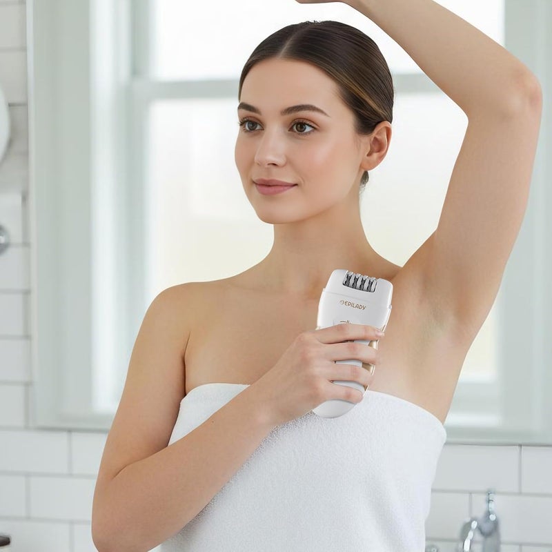 Epilady Legend 5 Rechargeable Cordless Epilator for Women, 56-Tweezer Dual Speed Full Body Hair Removal Device for Legs, Underarms, & Bikini, Long-Lasting Smooth Skin, Travel Case Included - Image 2